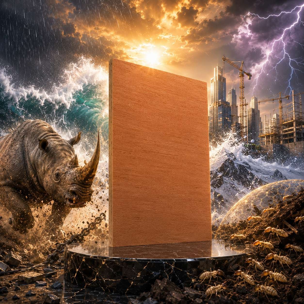 Kedium Royal panel withstanding high-impact testing